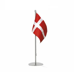 Clearance Piet Hein - Bord-flagstang (35-cm) med DANSK flag