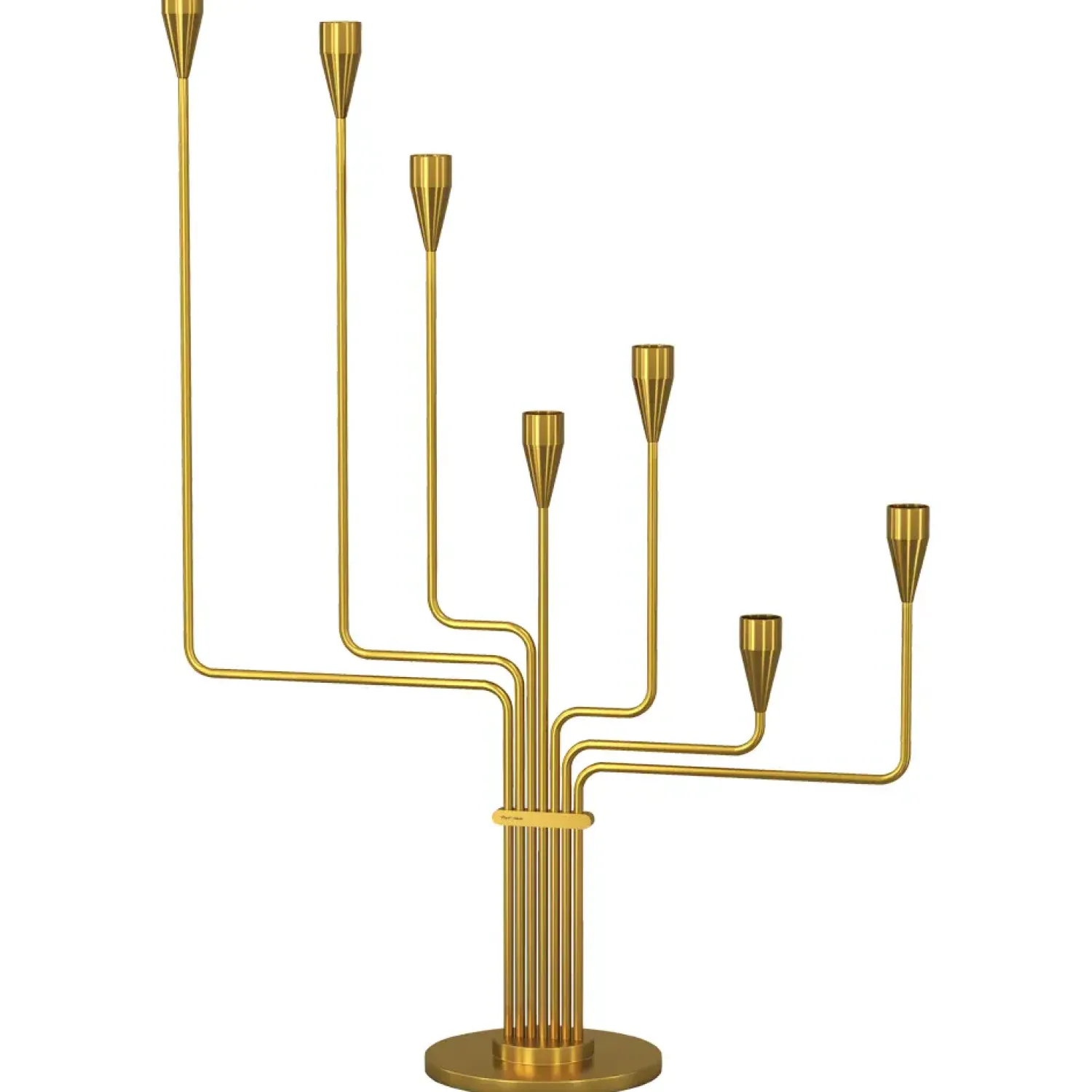Hot Piet Hein - Karlsvognen lysestage, H. 63 cm. Messing