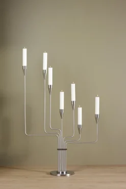 Online Piet Hein - Karlsvognen MAXI lysestage , H. 130 cm. Rustfrit stål