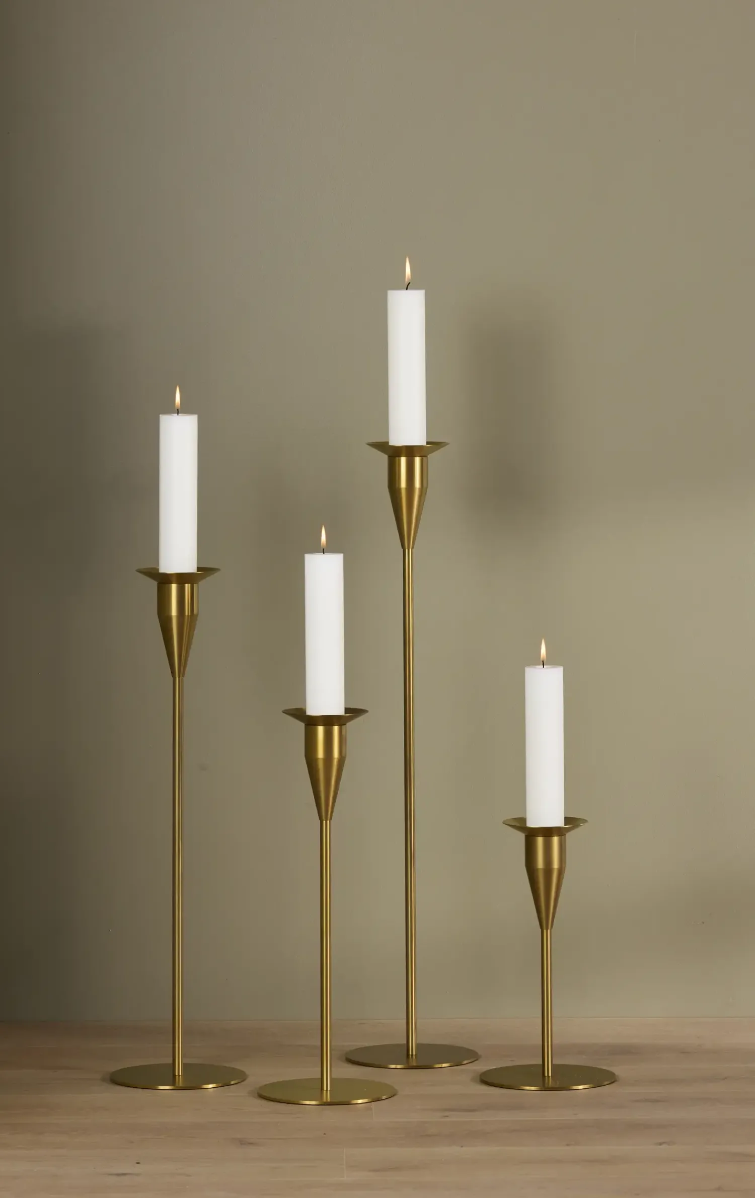 Clearance Piet Hein - Lysmanchet MAXI (til dia. 50 mm lys) - Messing