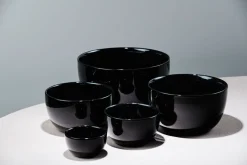 Sale Piet Hein - Skål porcelain 18 cm - SORT