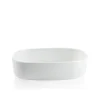 Online Piet Hein - Superellipsefad porcelain 23*30*7 cm - HVID HØJ