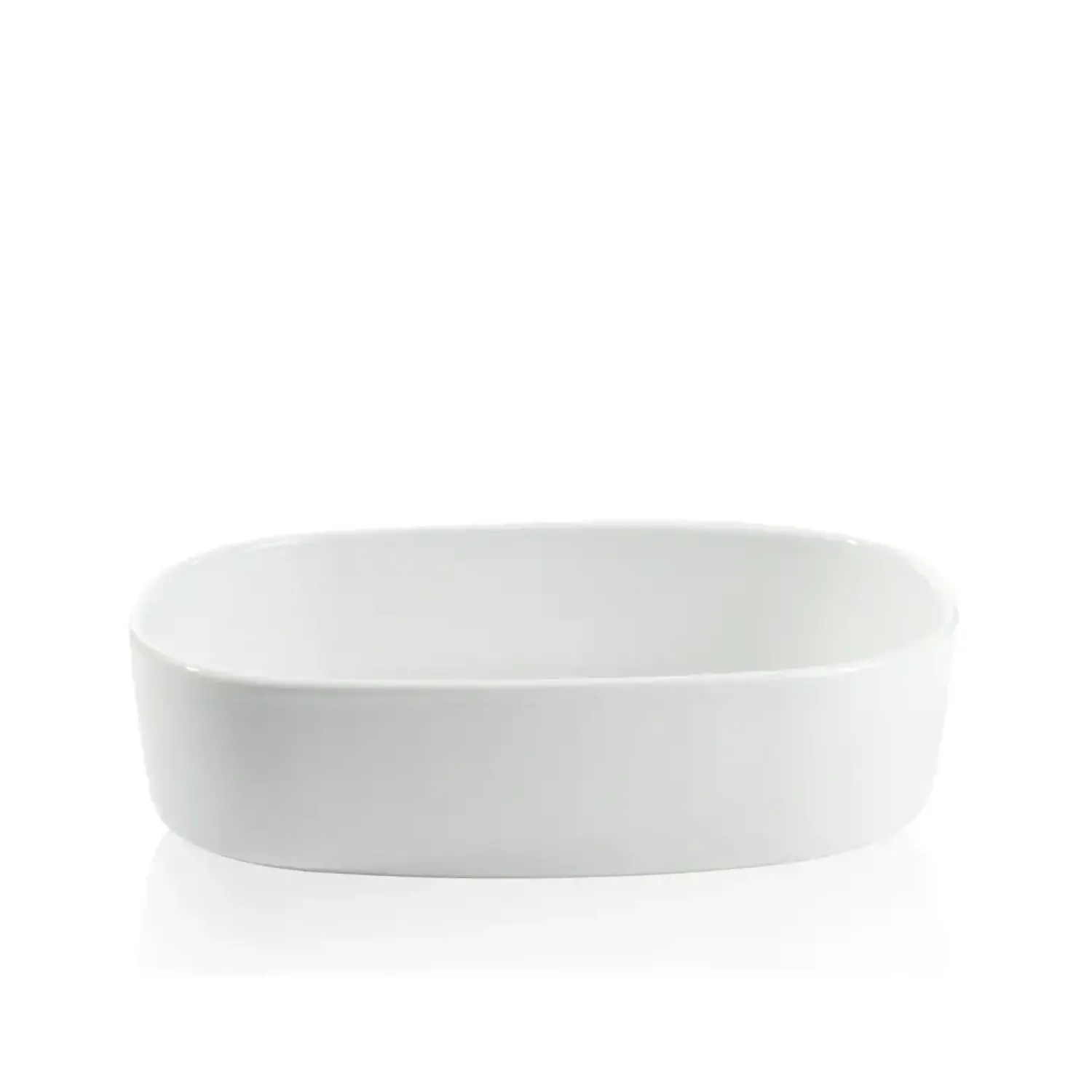 Online Piet Hein - Superellipsefad porcelain 23*30*7 cm - HVID HØJ