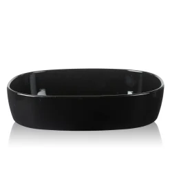 Clearance Piet Hein - Superellipsefad porcelain 27*35*7,5 cm HØJ/Sort