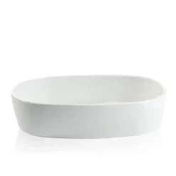 New Piet Hein - Superellipsefad porcelain 27*35*7,5 cm - HVID HØJ