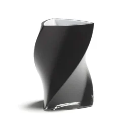 Clearance Piet Hein - TWISTER-vase 16 cm - SORT ( 3 lag glas )