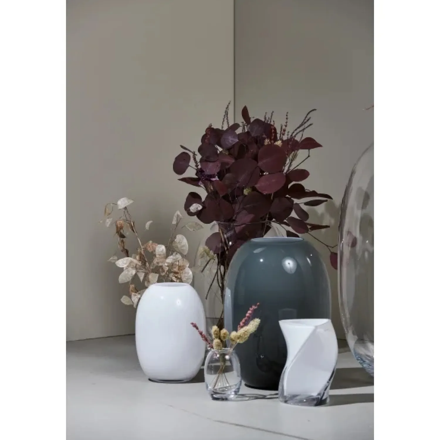 Piet Hein - Vase glas 25 cm - OPAL