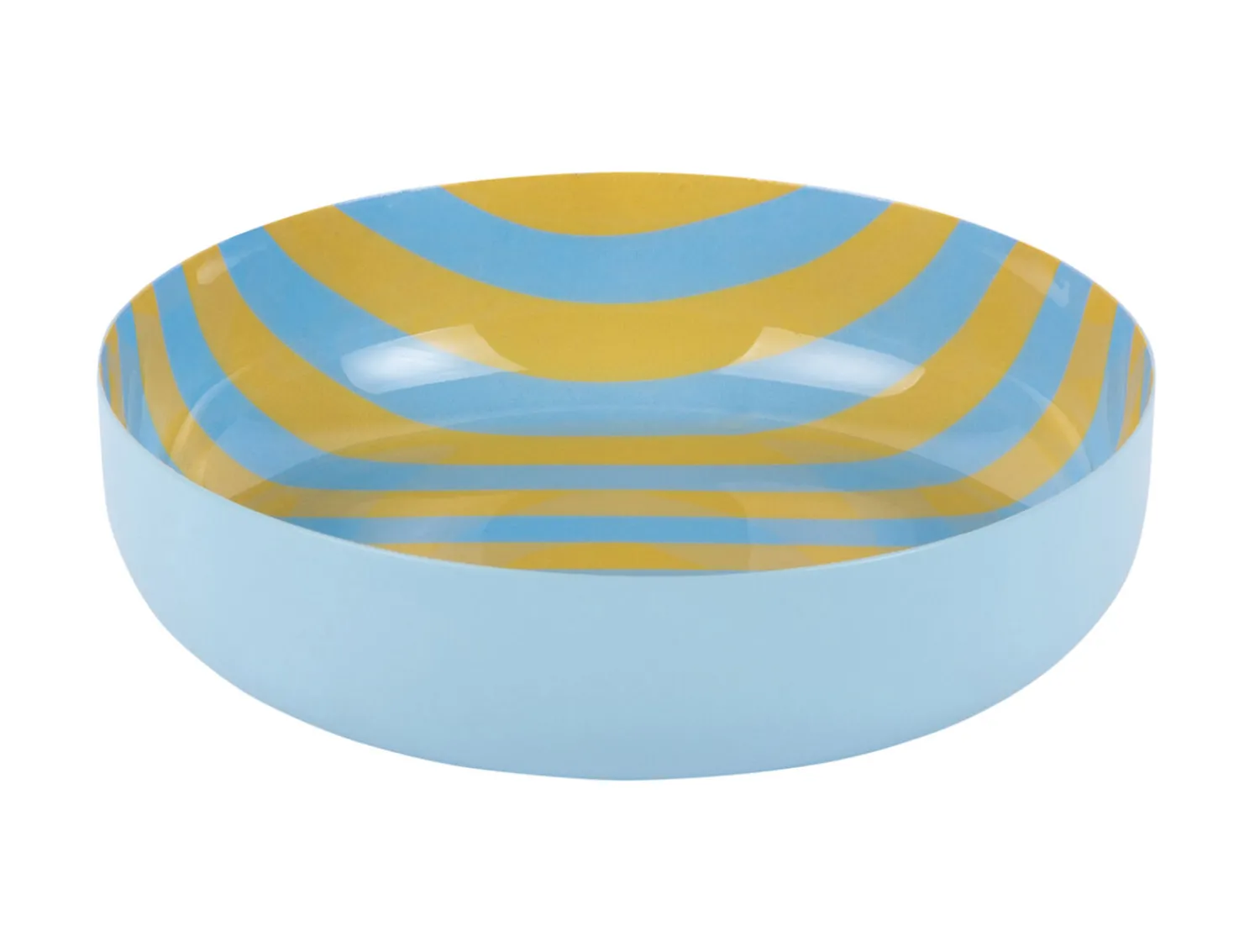Clearance Present time - Bowl Animado small citrine yellow w. soft blue