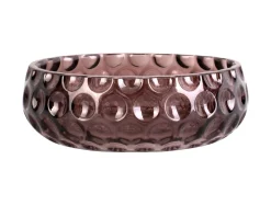 Clearance Present time - Bowl Speckles glass small chocolate brown