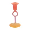 Best Present time - Candle holder Anillo Vivo small multi colour bright red