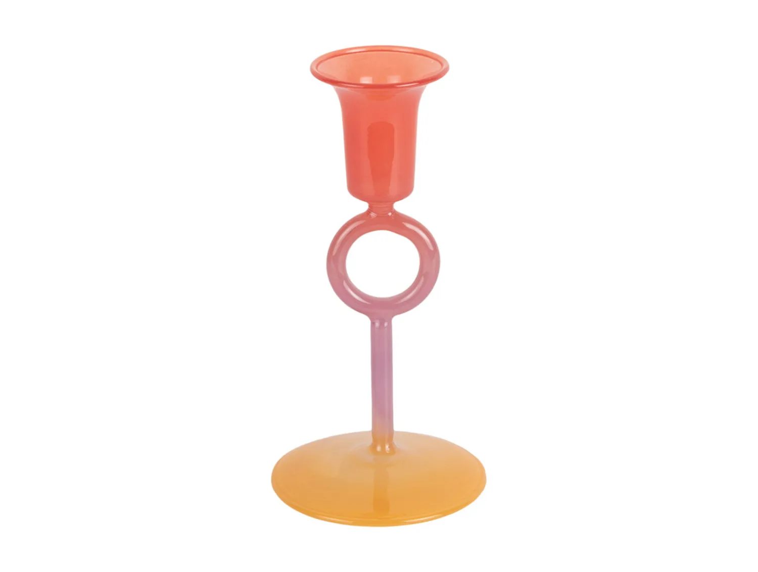 Best Present time - Candle holder Anillo Vivo small multi colour bright red