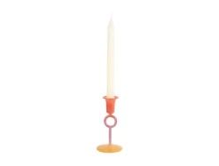Best Present time - Candle holder Anillo Vivo small multi colour bright red