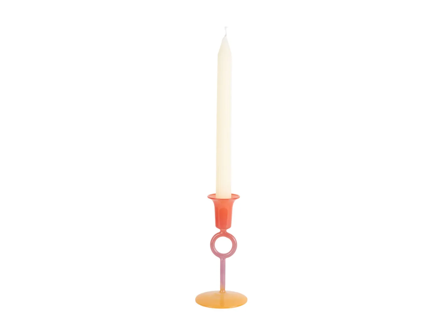 Best Present time - Candle holder Anillo Vivo small multi colour bright red