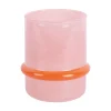 Clearance Present time - Candle holder Animado Anillo soft pink w. bright orange