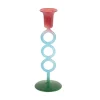 Hot Present time - Candle holder Anillo Vivo medium multi colour warm purple