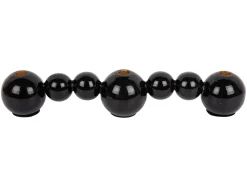Discount Present time - Candle holder Bubbles straight enamel black