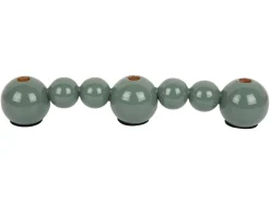Best Present time - Candle holder Bubbles straight enamel jungle green