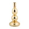 Sale Present time - Candle holder Dazzle medium gold plated