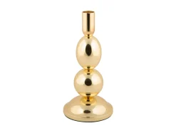 Sale Present time - Candle holder Dazzle medium gold plated