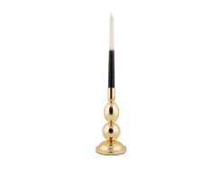 Sale Present time - Candle holder Dazzle medium gold plated