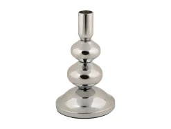 New Present time - Candle holder Dazzle small chrome plated