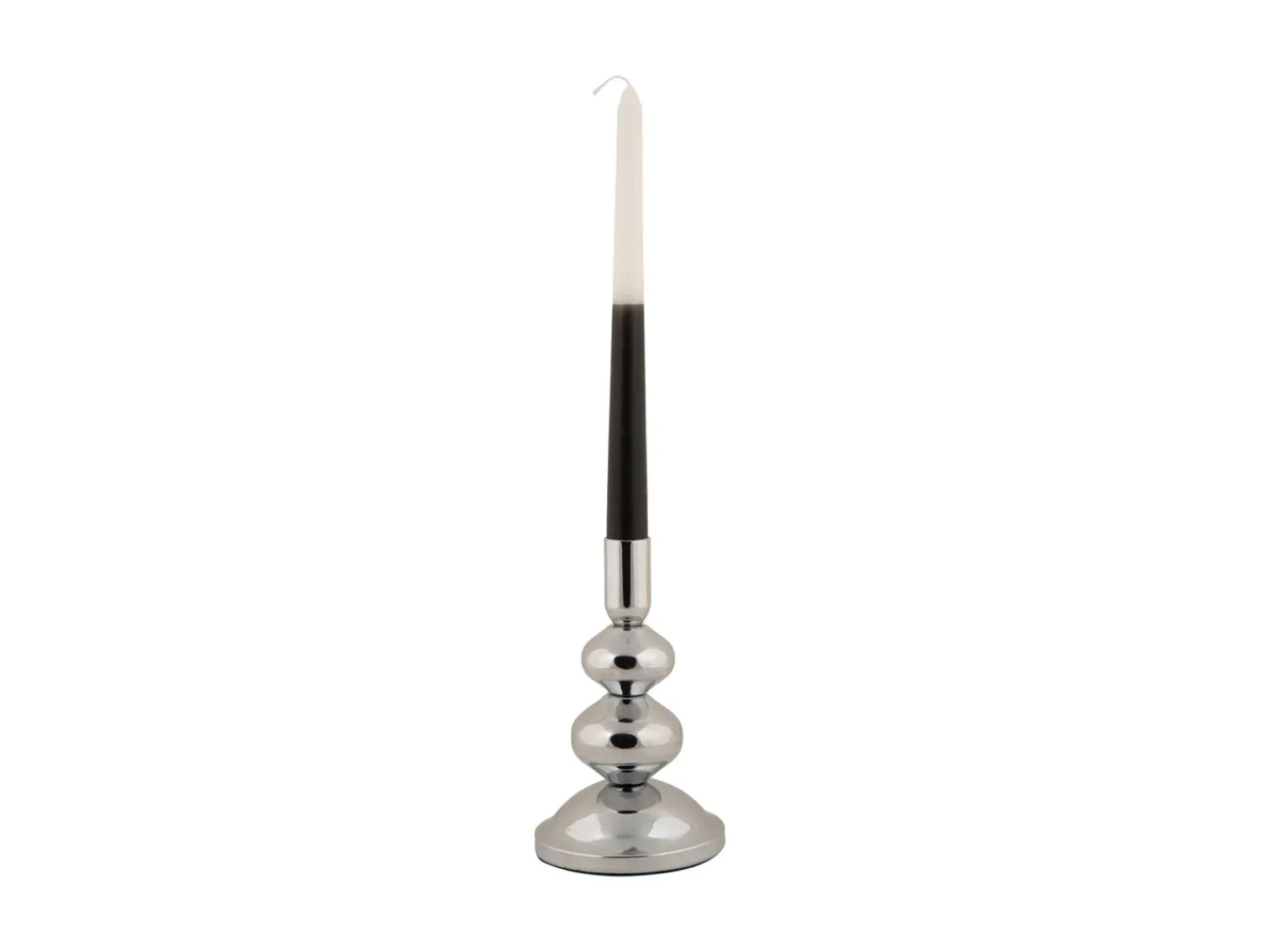 New Present time - Candle holder Dazzle small chrome plated