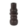 Best Present time - Candle holder Formado Small mango wood walnut lacquer