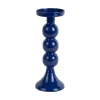 Clearance Present time - Candle holder Funky large cobalt blue
