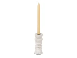 Clearance Present time - Candle holder Modelar Small mango wood white wash
