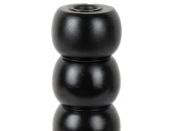 Sale Present time - Candle holder Modelar Large mango wood black