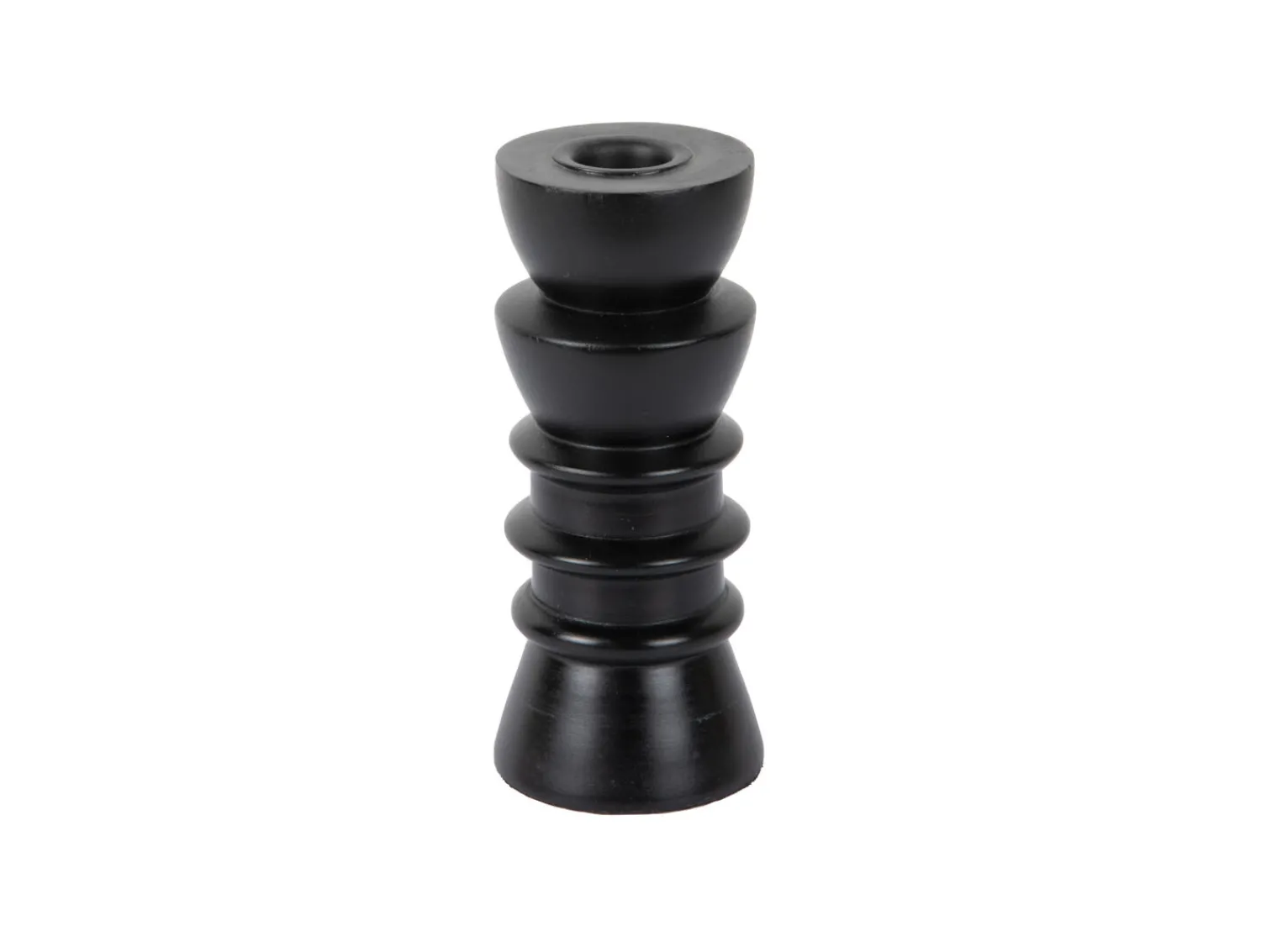 Outlet Present time - Candle holder Modelar Small mango wood black