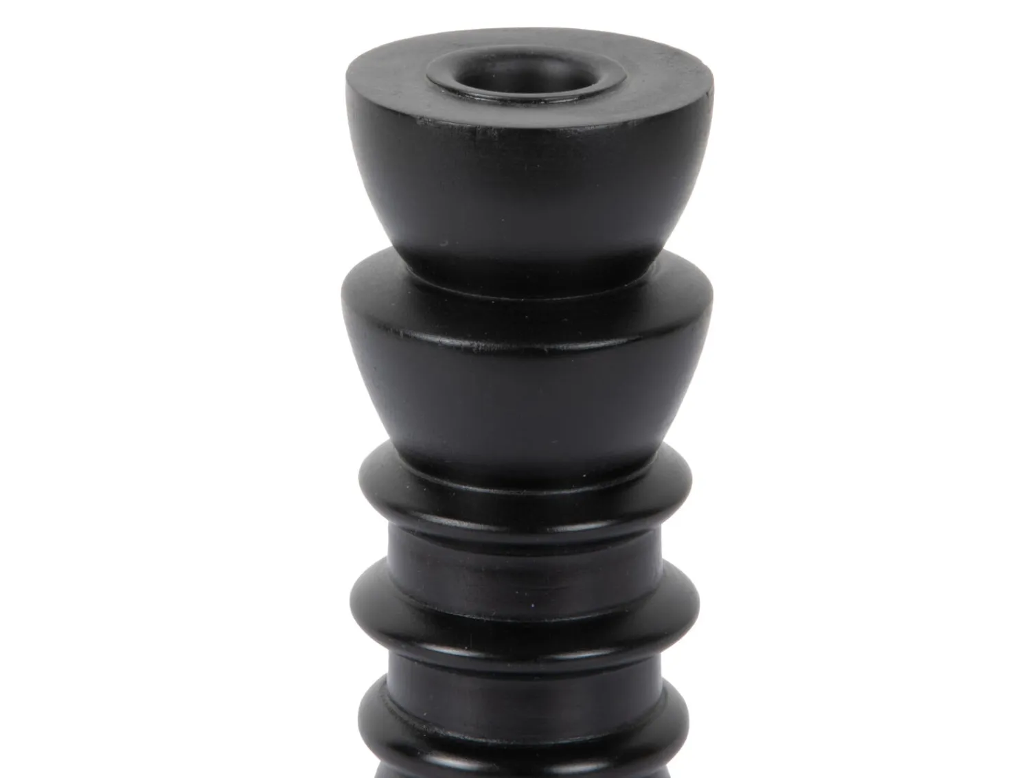 Outlet Present time - Candle holder Modelar Small mango wood black