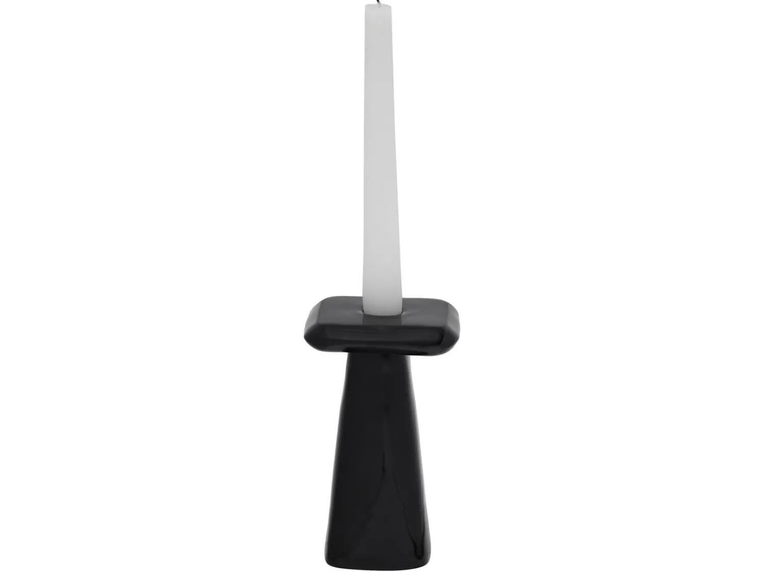 Best Present time - Candle holder Roca large black