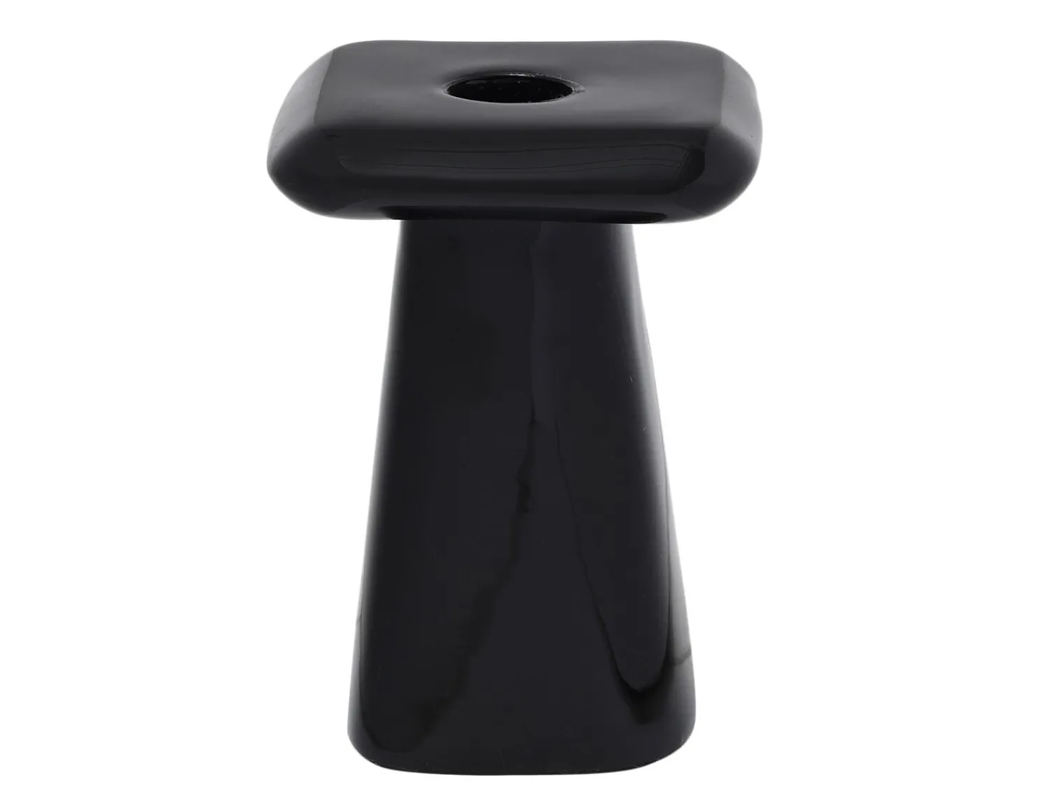 Hot Present time - Candle holder Roca medium black