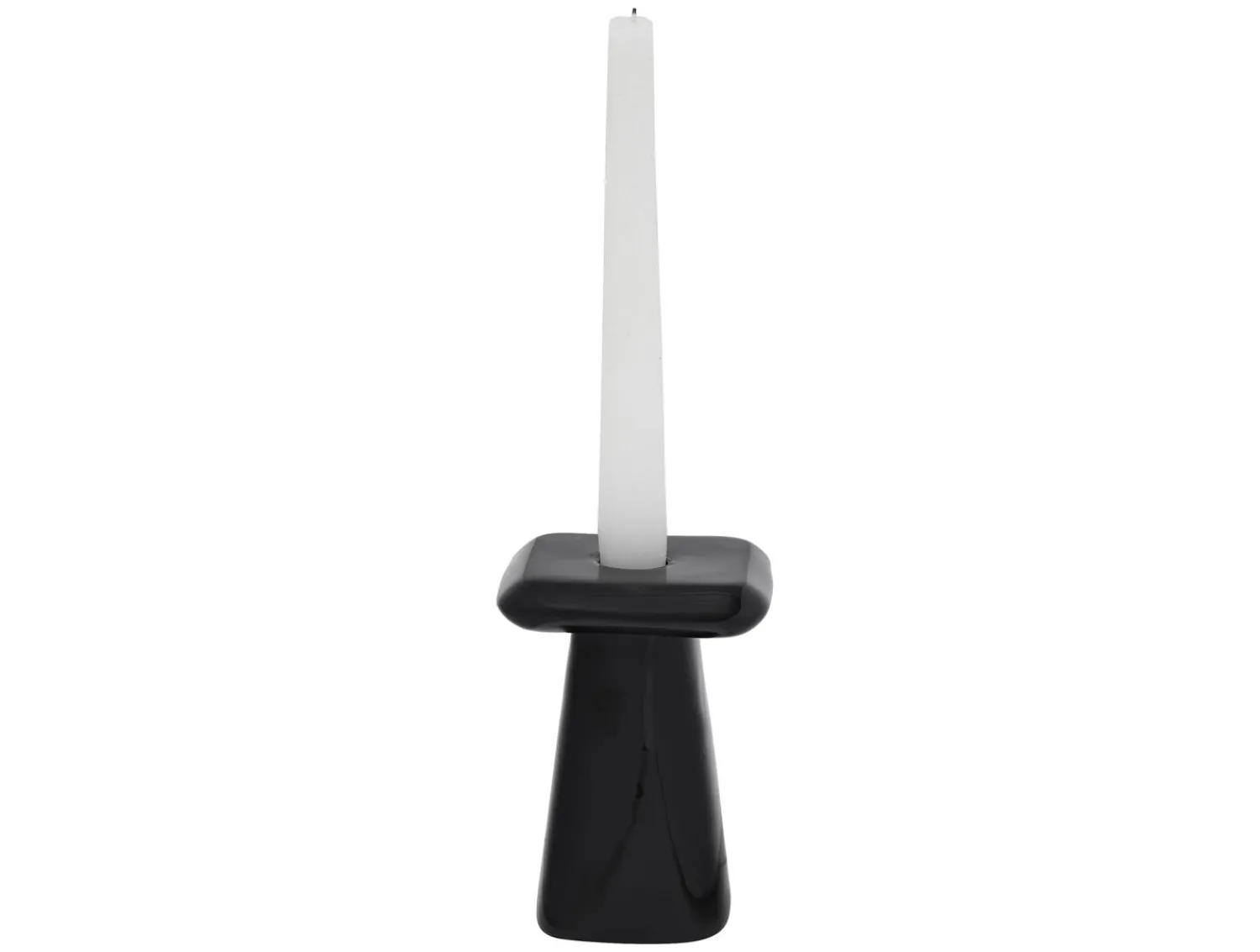 Hot Present time - Candle holder Roca medium black