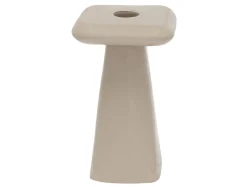 Discount Present time - Candle holder Roca large warm grey