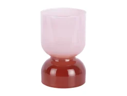 Hot Present time - Candle holder Variado Colores soft pink w. red ochre