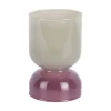 Online Present time - Candle holder Variado Colores grayed jade w. light mauve