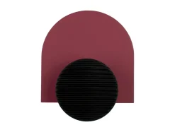 Clearance Present time - Coat hanger Single Knob red ochre