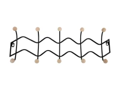 Sale Present time - Coat rack Double Zig Zag black