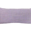 Discount Present time - Cushion Cuadro rectangle soft purple w. dark blue