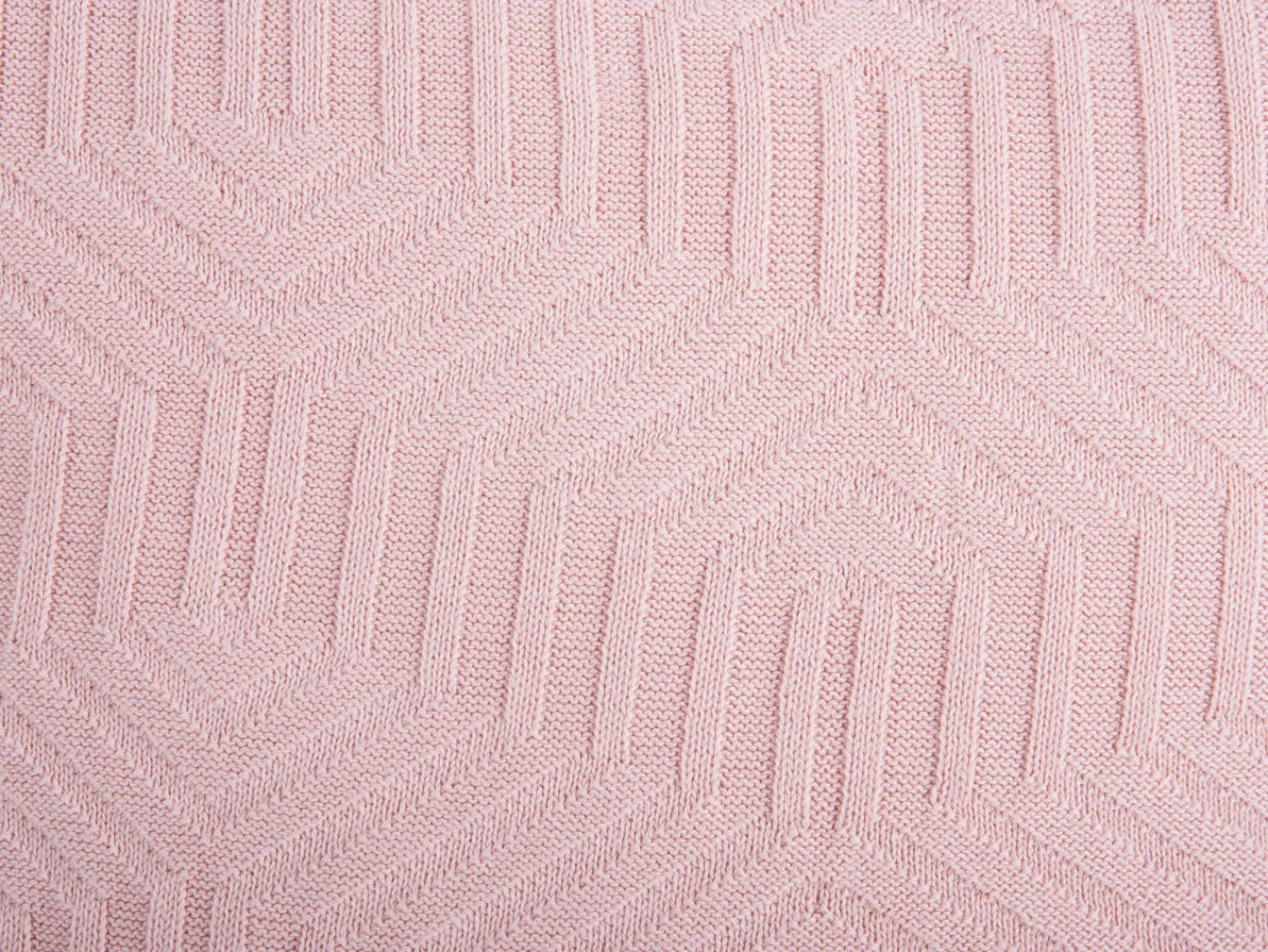 Hot Present time - Cushion Honeycomb knitted cotton soft pink