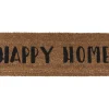 Clearance Present time - Doormat Happy Home black