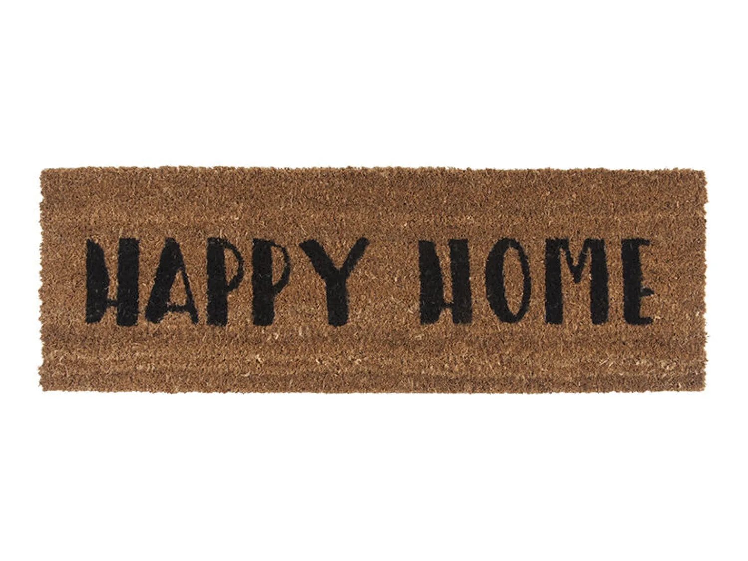 Clearance Present time - Doormat Happy Home black