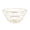 Clearance Present time - Fruit Basket Diamond Cut iron gold plated