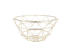 Clearance Present time - Fruit Basket Diamond Cut iron gold plated