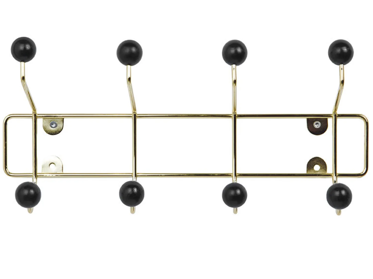 Clearance Present time - Hat rack Saturnus gold w. black balls