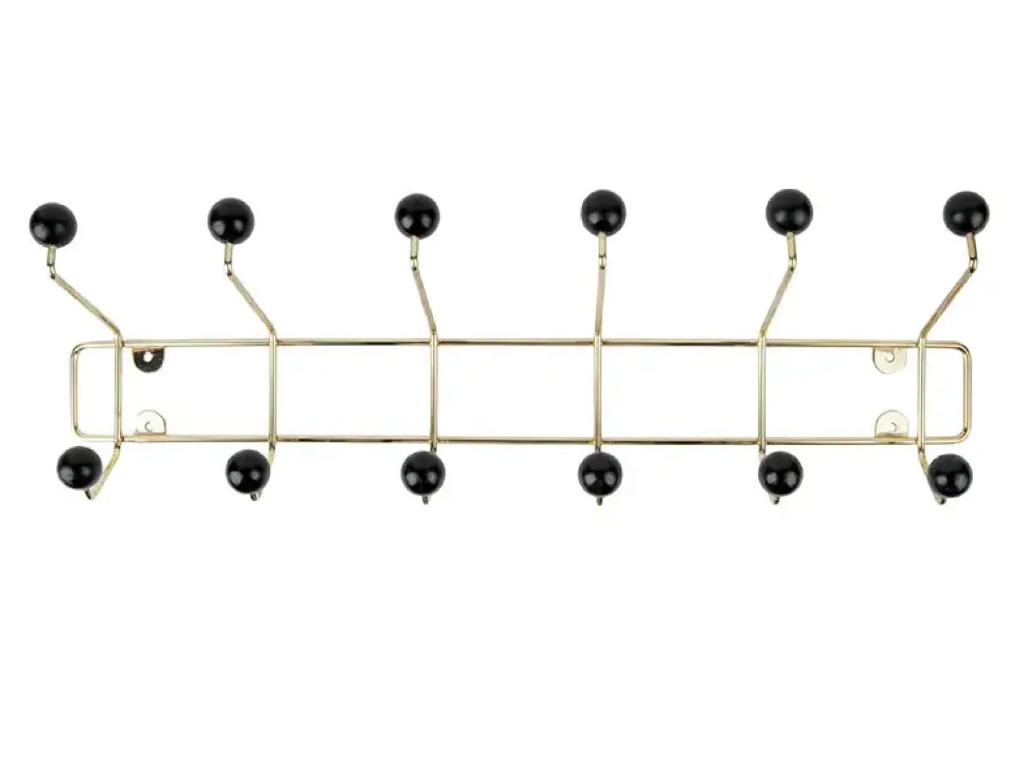 Hot Present time - Hat rack Saturnus XL gold w. black balls
