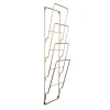 New Present time - Magazine rack steel wire gold plated