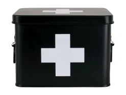 Discount Present time - Medicine storage box medium metal matt black